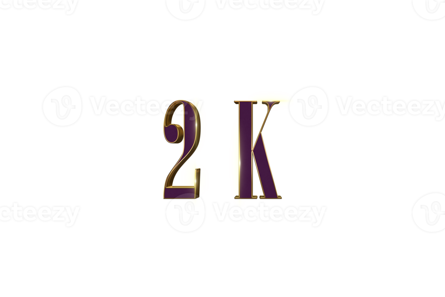 2 K subscribers celebration greeting banner with Luxury Design png