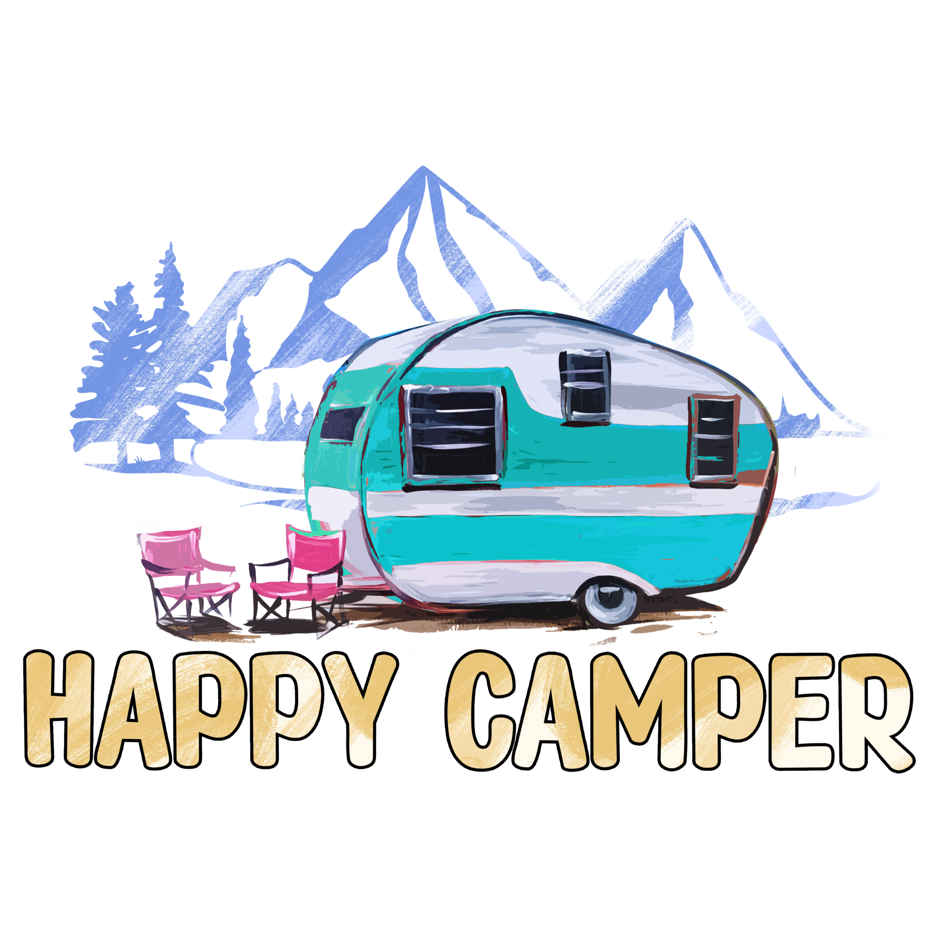 Free Camping Life quote retro 22881521 PNG with Transparent Background