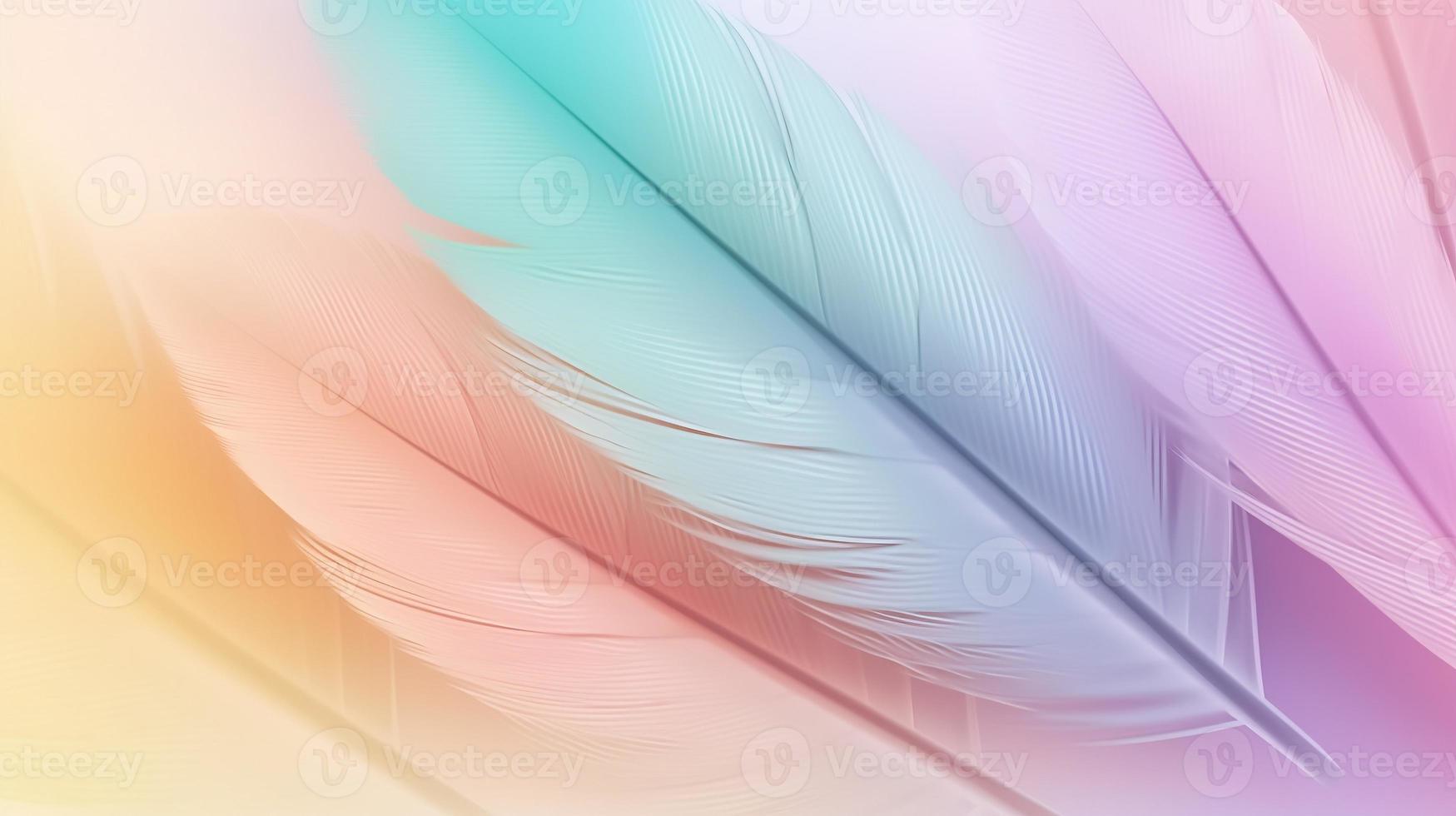 vistoso plumas fondo, suave pastel colores, resumen antecedentes. foto