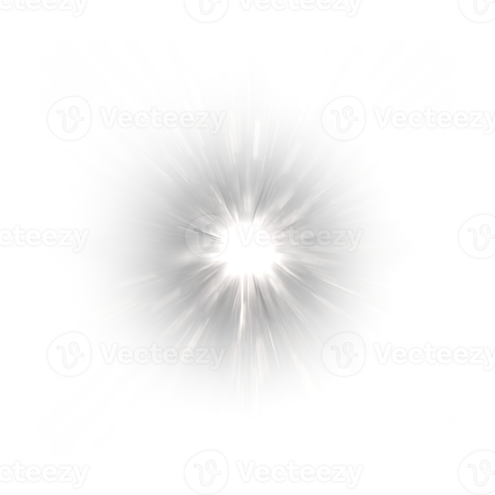 white glow light effect png