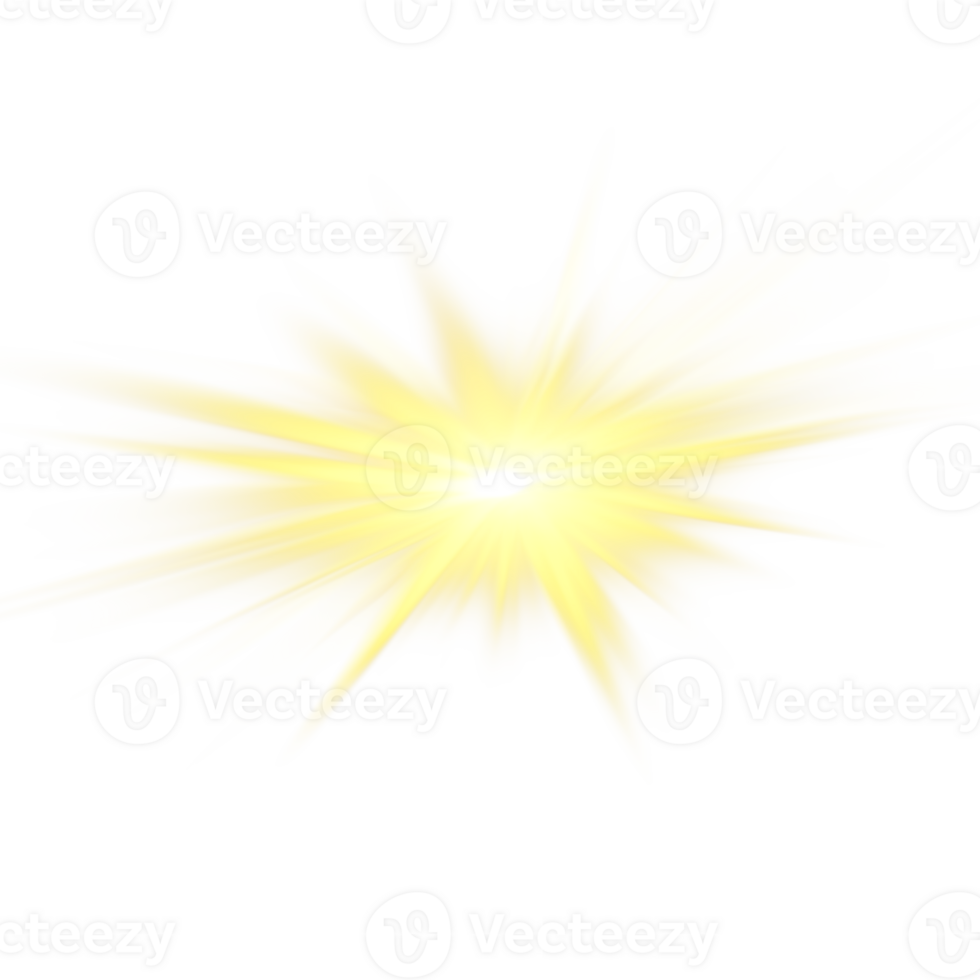 luce stellare raggiante effetto png