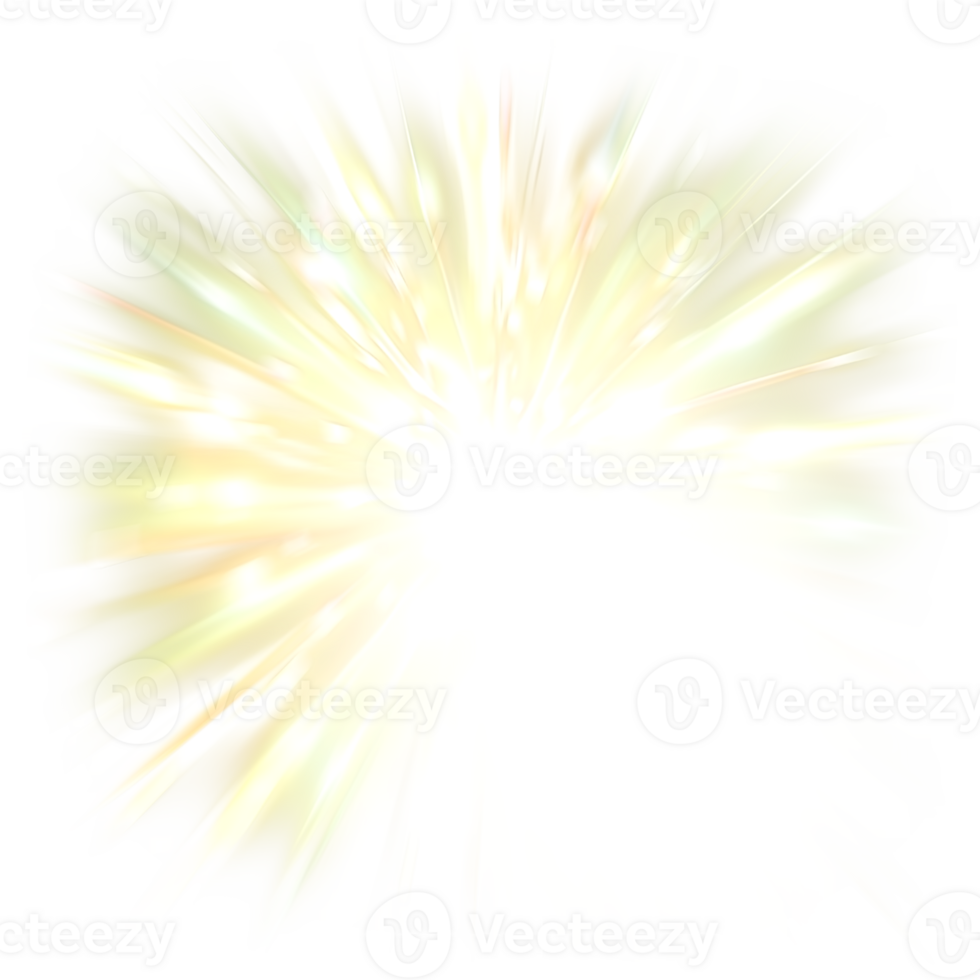 luce stellare raggiante effetto png