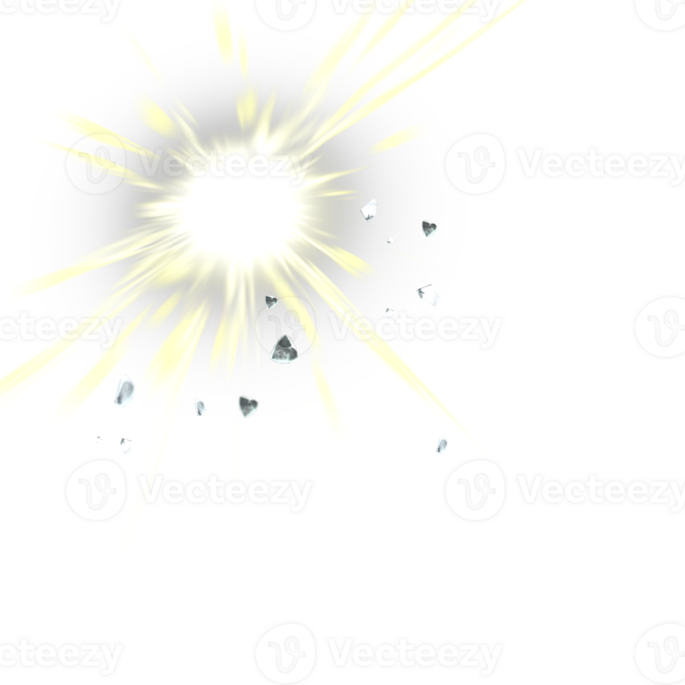 Blitz Licht bewirken png