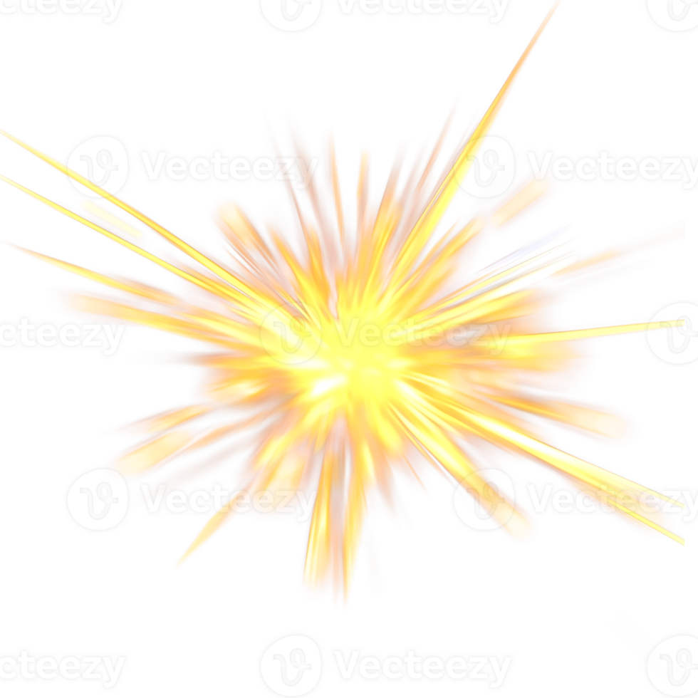 lumière des étoiles embrasé effet png