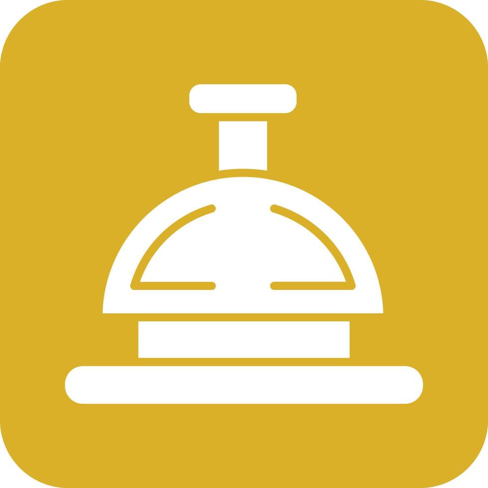 Reception Bell Icon Vetor Style vector