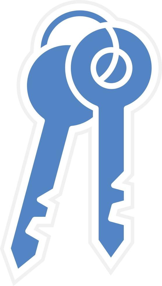 Key Icon Vetor Style vector