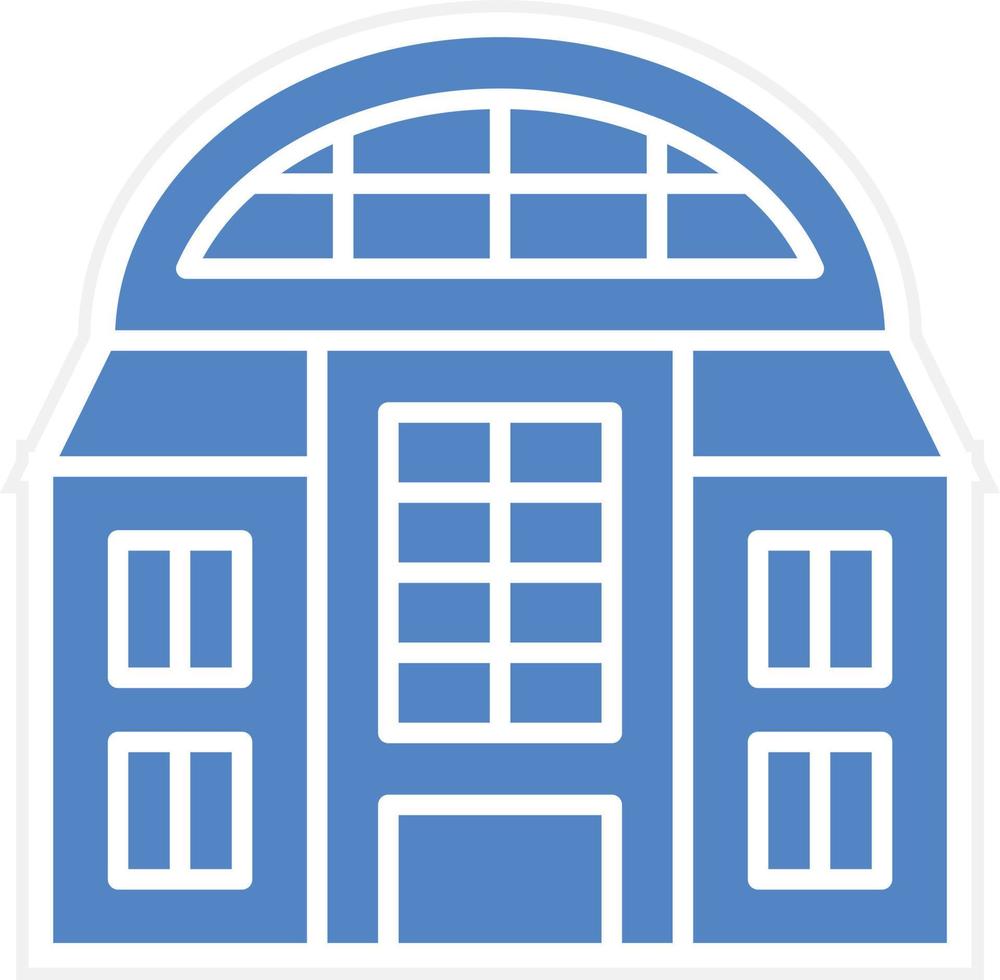 Shopping Mall Vector Icon Design