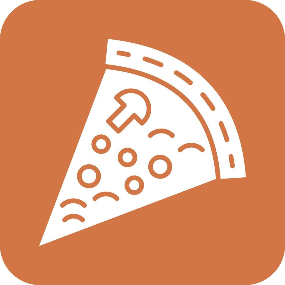 Pizza Slice Vector Icon Design