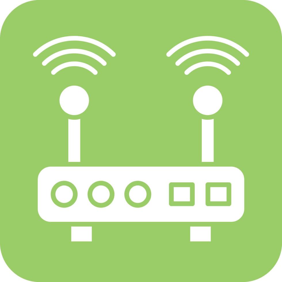 Wifi Router Vector Icon Design