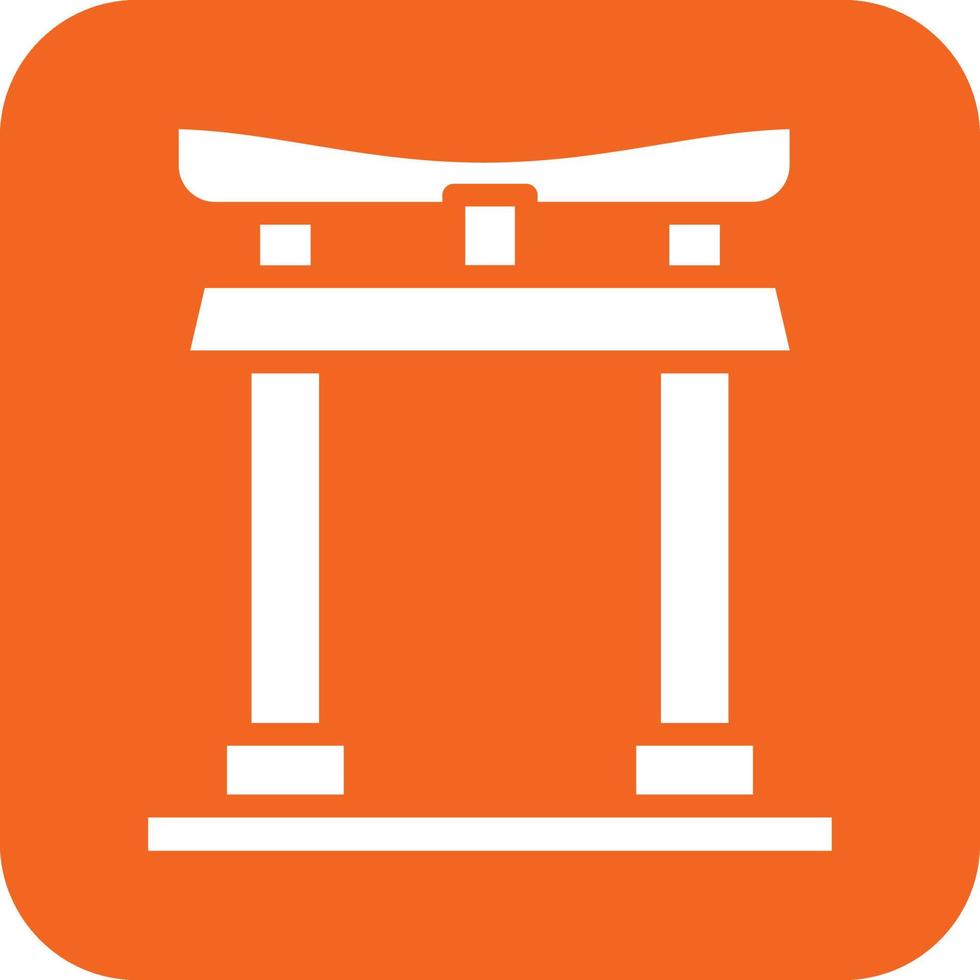Torii Gate Vector Icon Design