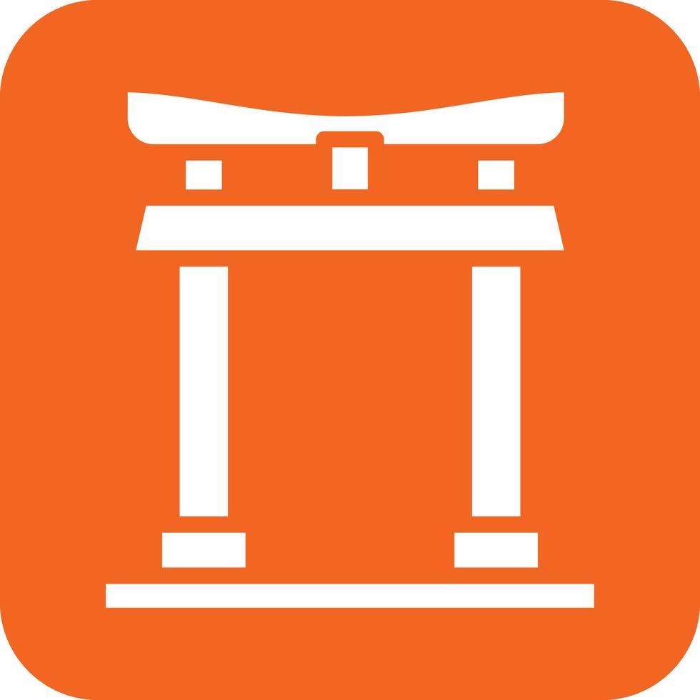 Torii Gate Vector Icon Design