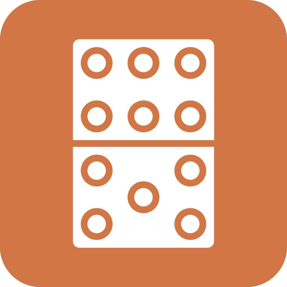 Domino Vector Icon Design