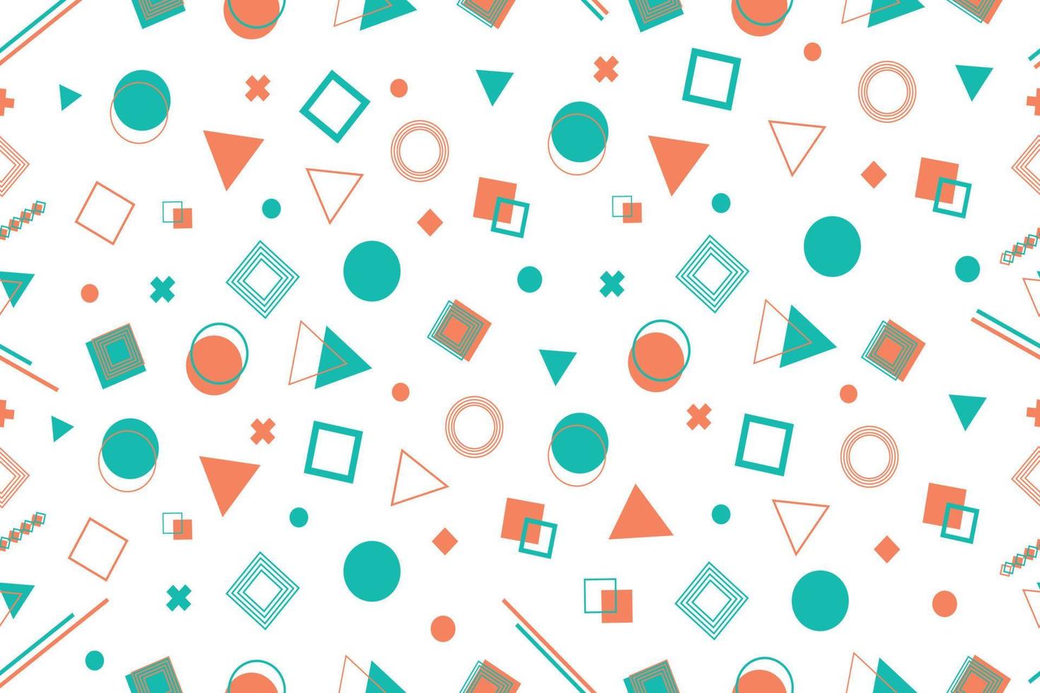 Abstract seamless geometric pattern. Bright and colorful background. Vector illustration.