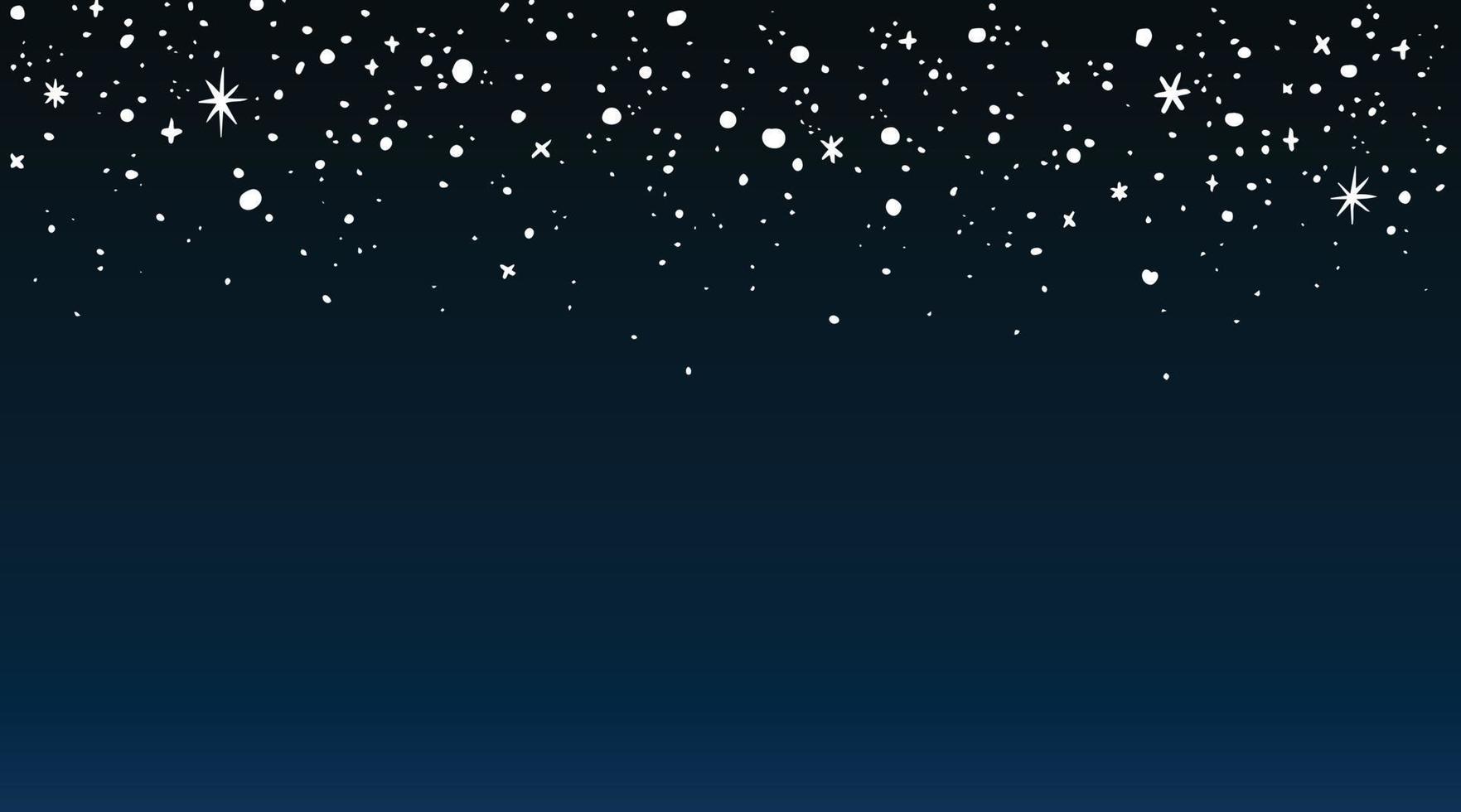 Plain blue background with stars vector