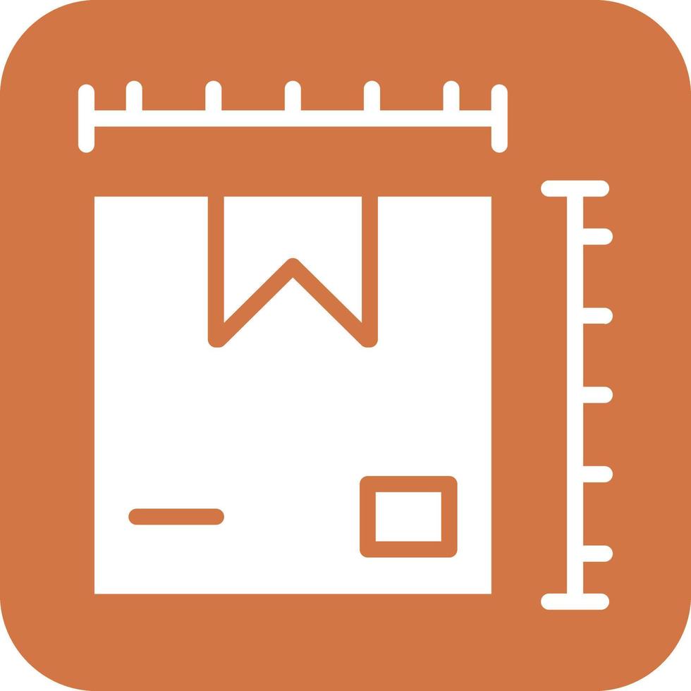 Parcel Size Vector Icon Design