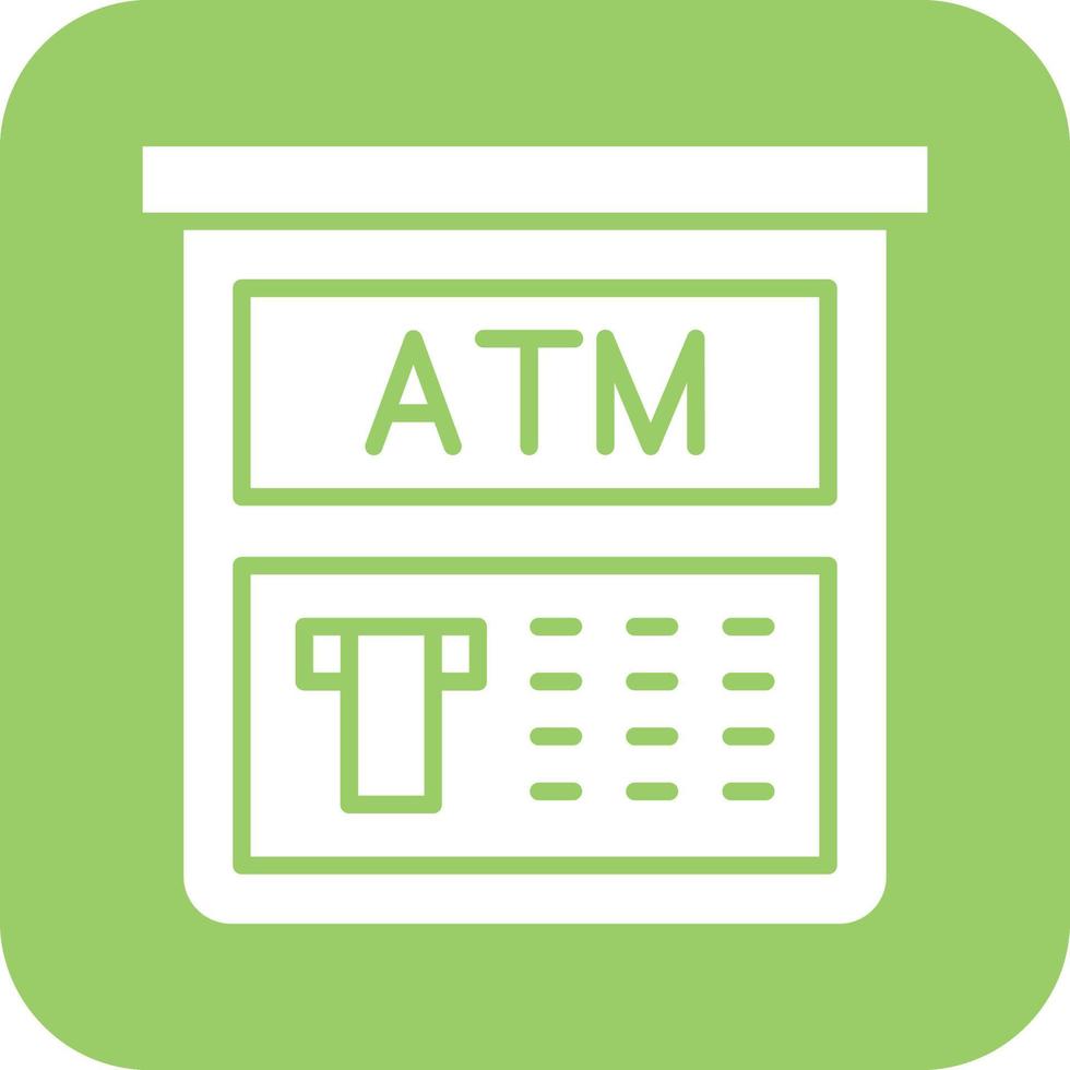 Atm Machine Vector Icon Design