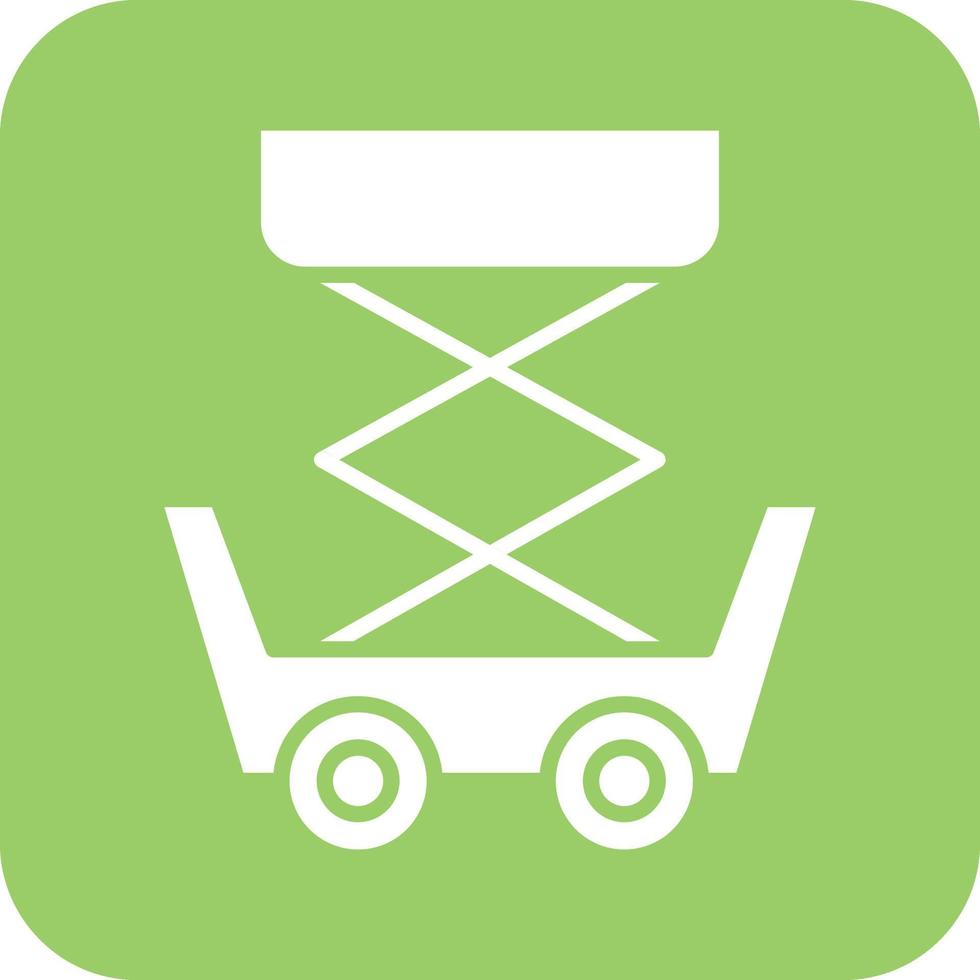 Scissor Lift Vector Icon Design