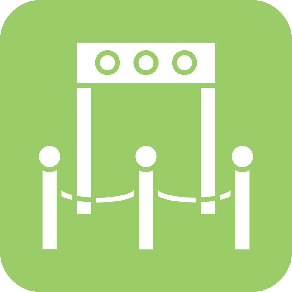 Boarding Gate Icon Vetor Style vector