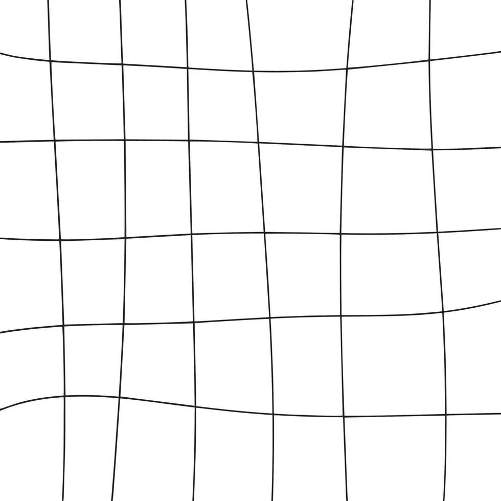 Black mesh background. Hand drawn texture, student notebook sheet. Vector background, cover, banner. Vector illustration