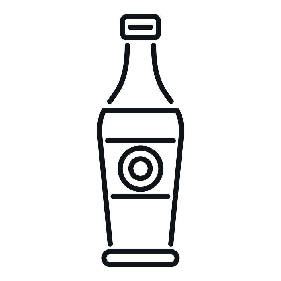 Asian cuisine icon outline vector. Soy sauce vector