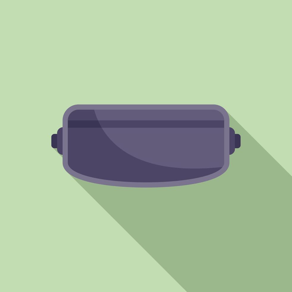 Game headset icon flat vector. 3d reality vector