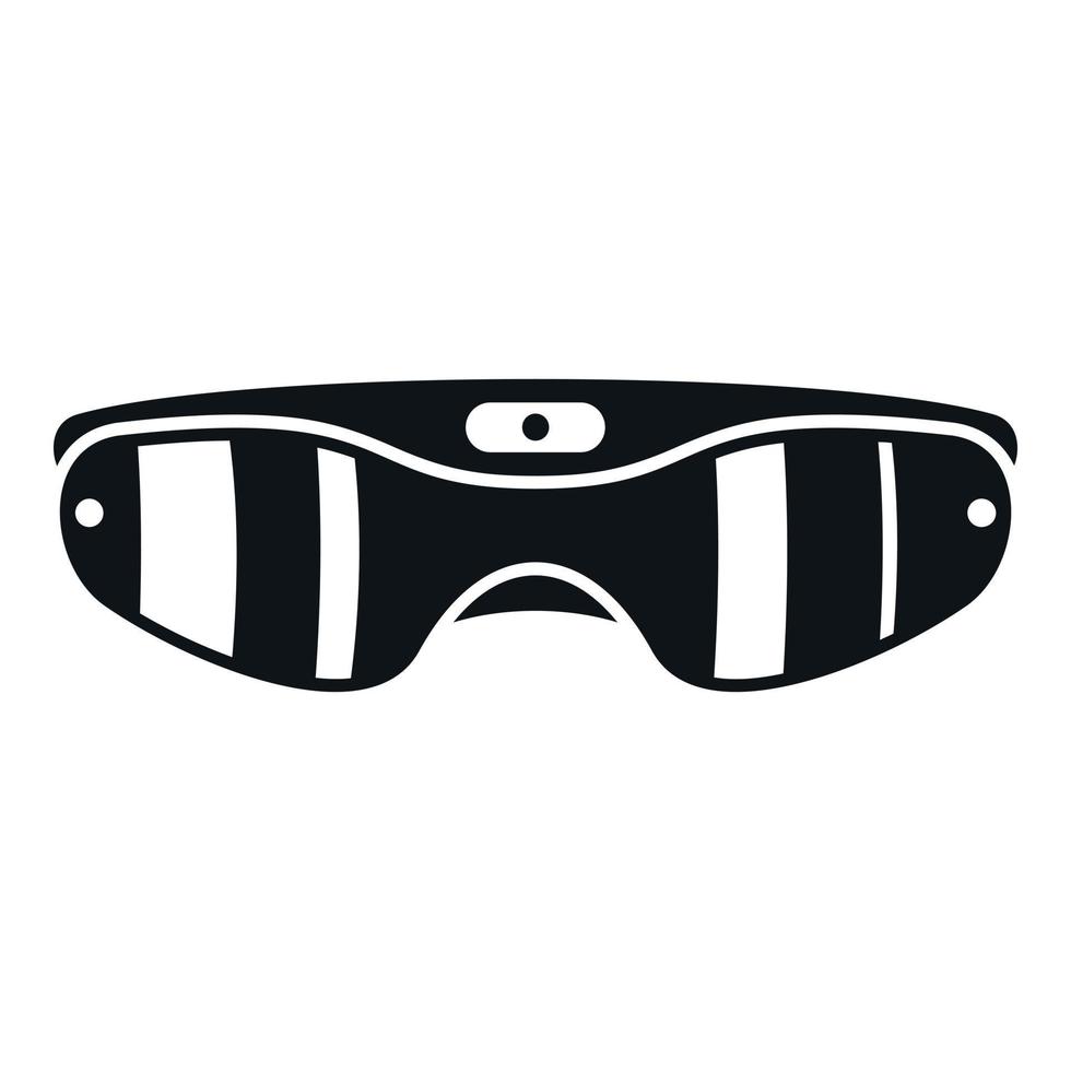 Future vr glasses icon simple vector. 3d headset vector