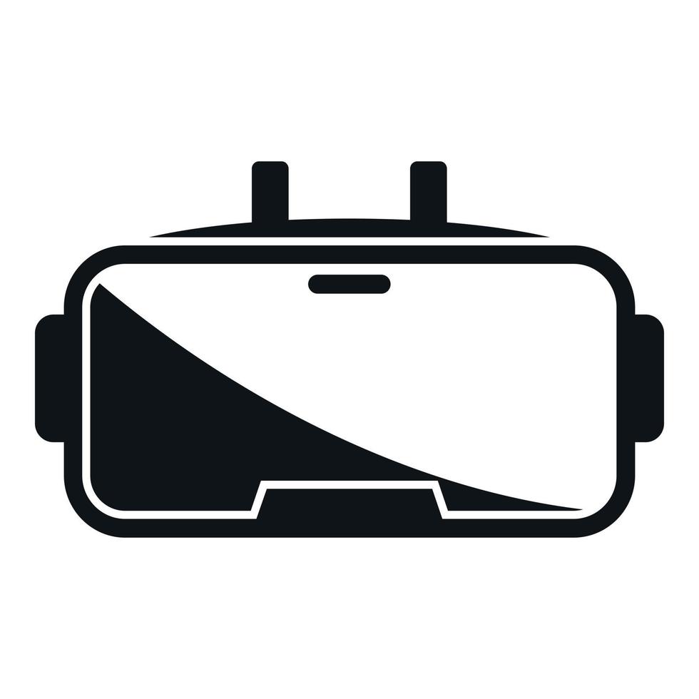 Digital glasses icon simple vector. Vr reality vector