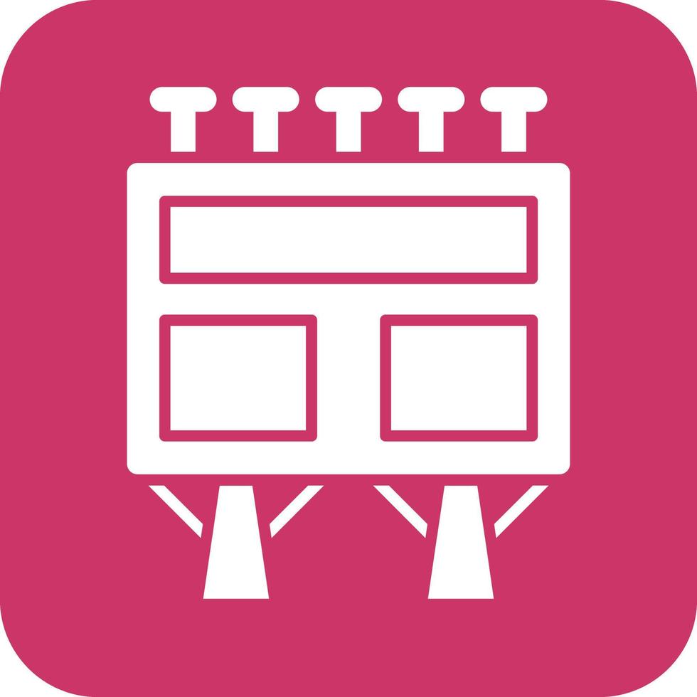 Billboard Icon Vetor Style vector