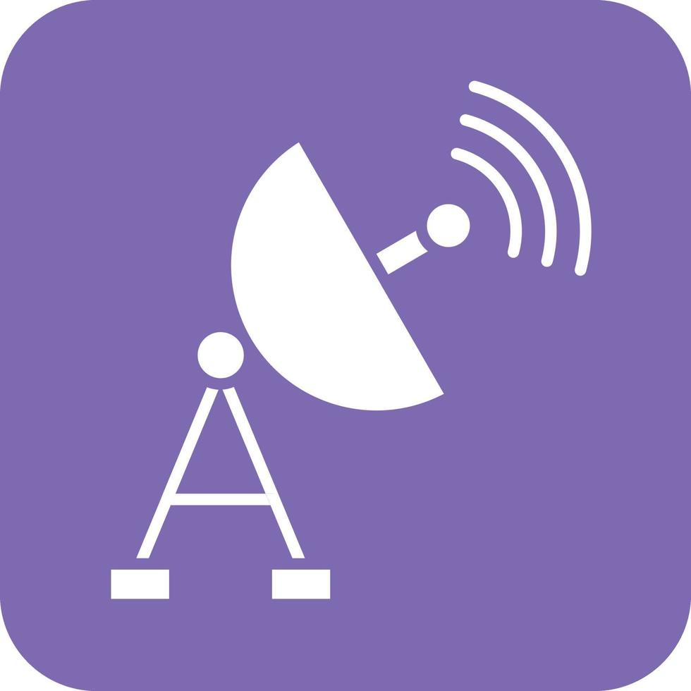 Satellite Dish Vector Icon Design