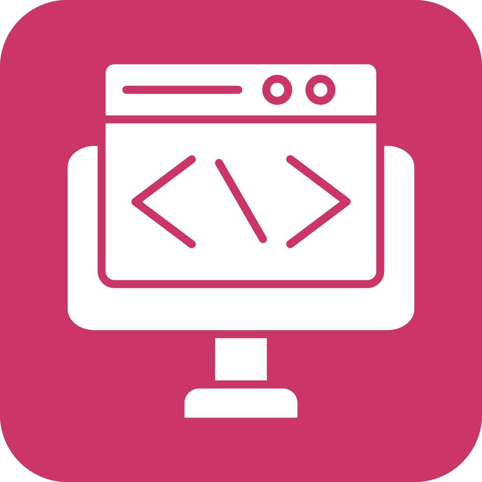 Web Development Vector Icon Design