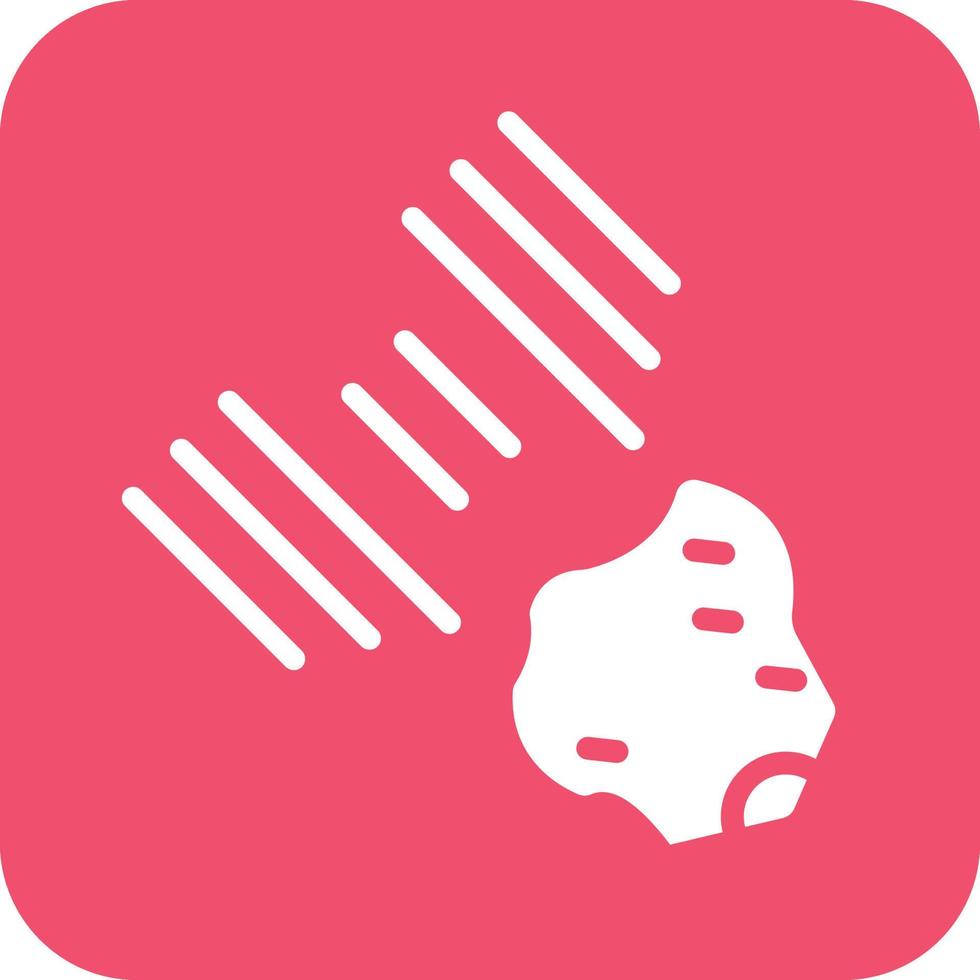Meteorites Vector Icon Design