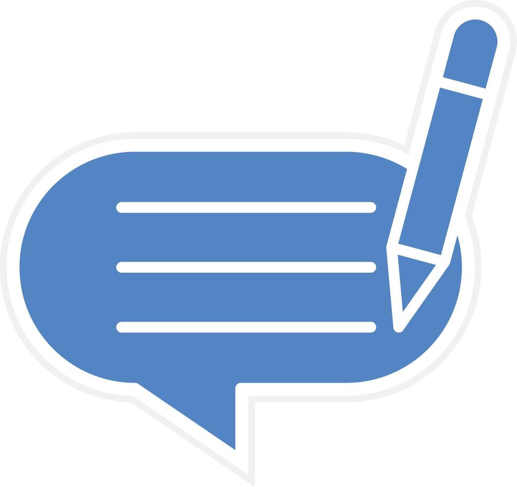 Feedback Vector Icon Design