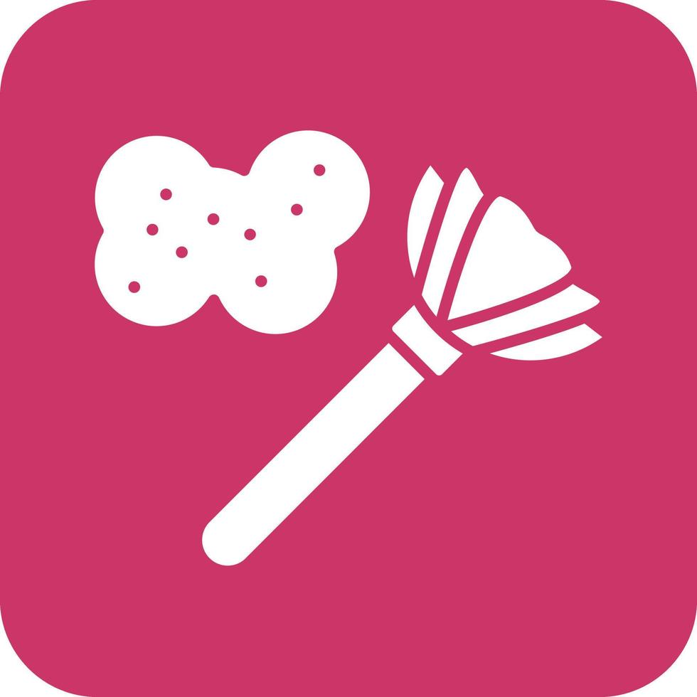 Dusting Vector Icon Design