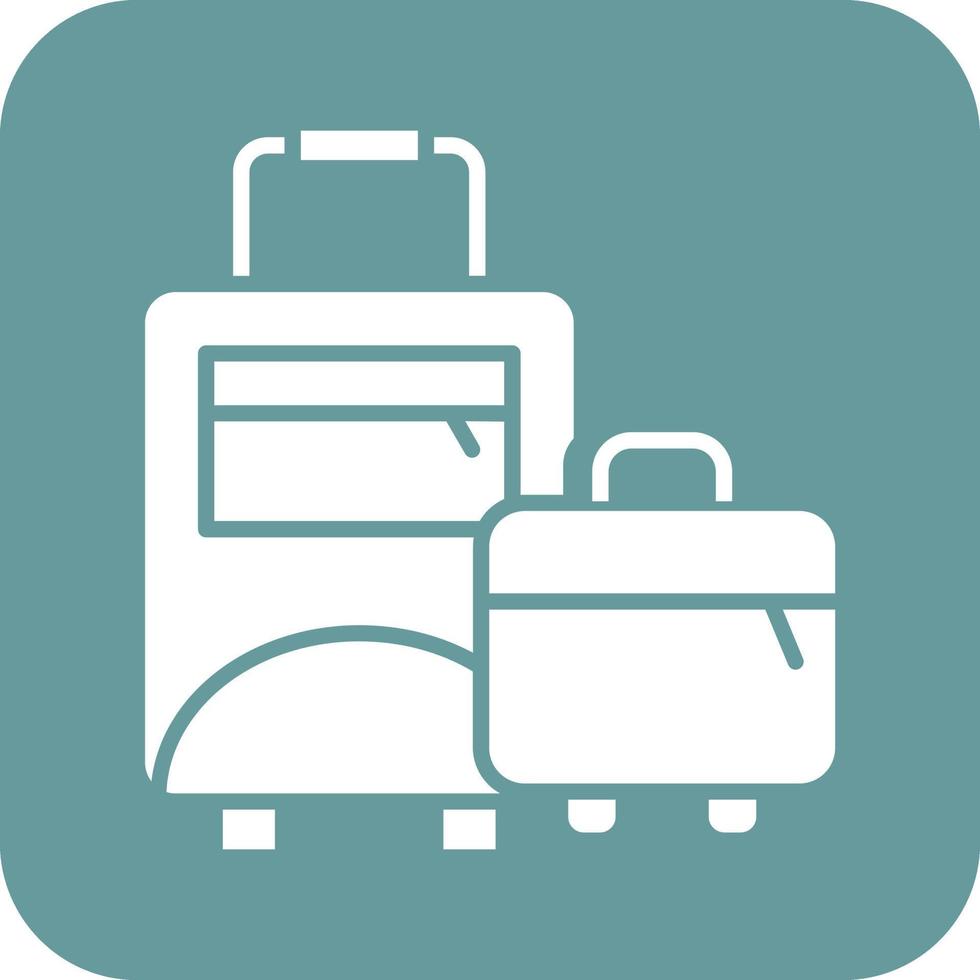 Luggage Vector Icon Design