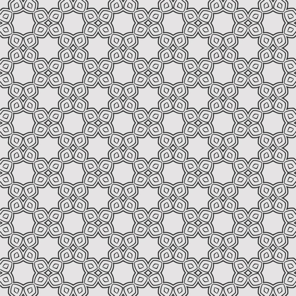 vector coloring geometric flower shapes and pattern background