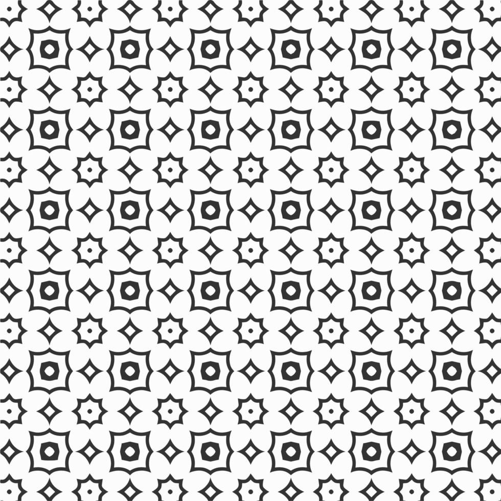 vector coloring geometric flower shapes and pattern background