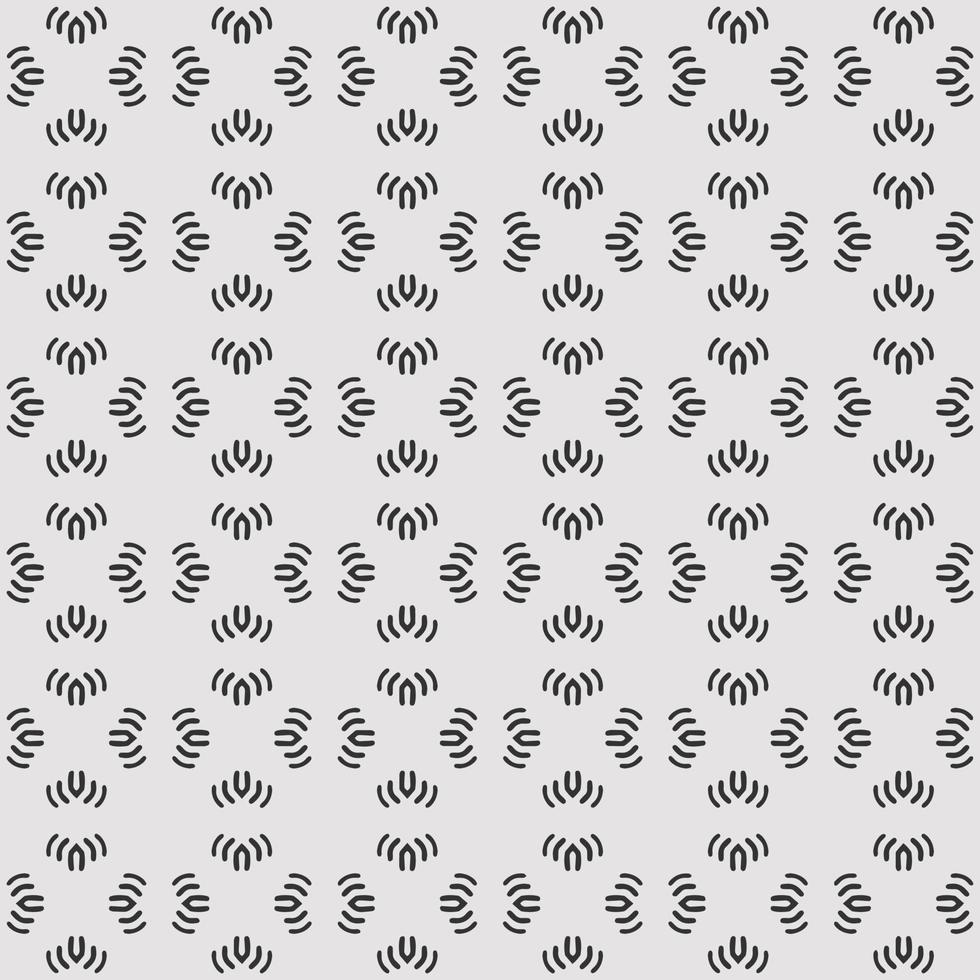 vector coloring geometric flower shapes and pattern background