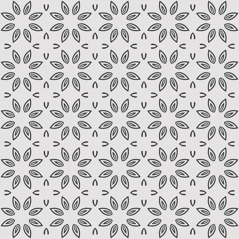 vector coloring geometric flower shapes and pattern background
