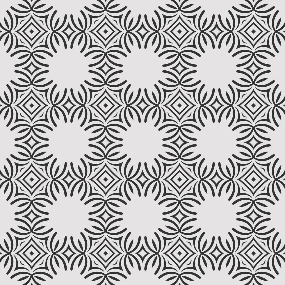 vector coloring geometric flower shapes and pattern background