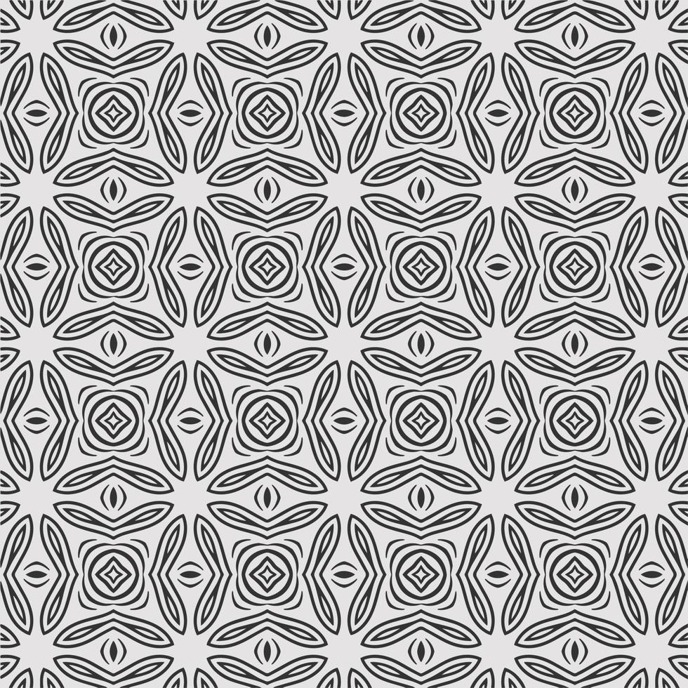 vector coloring geometric flower shapes and pattern background