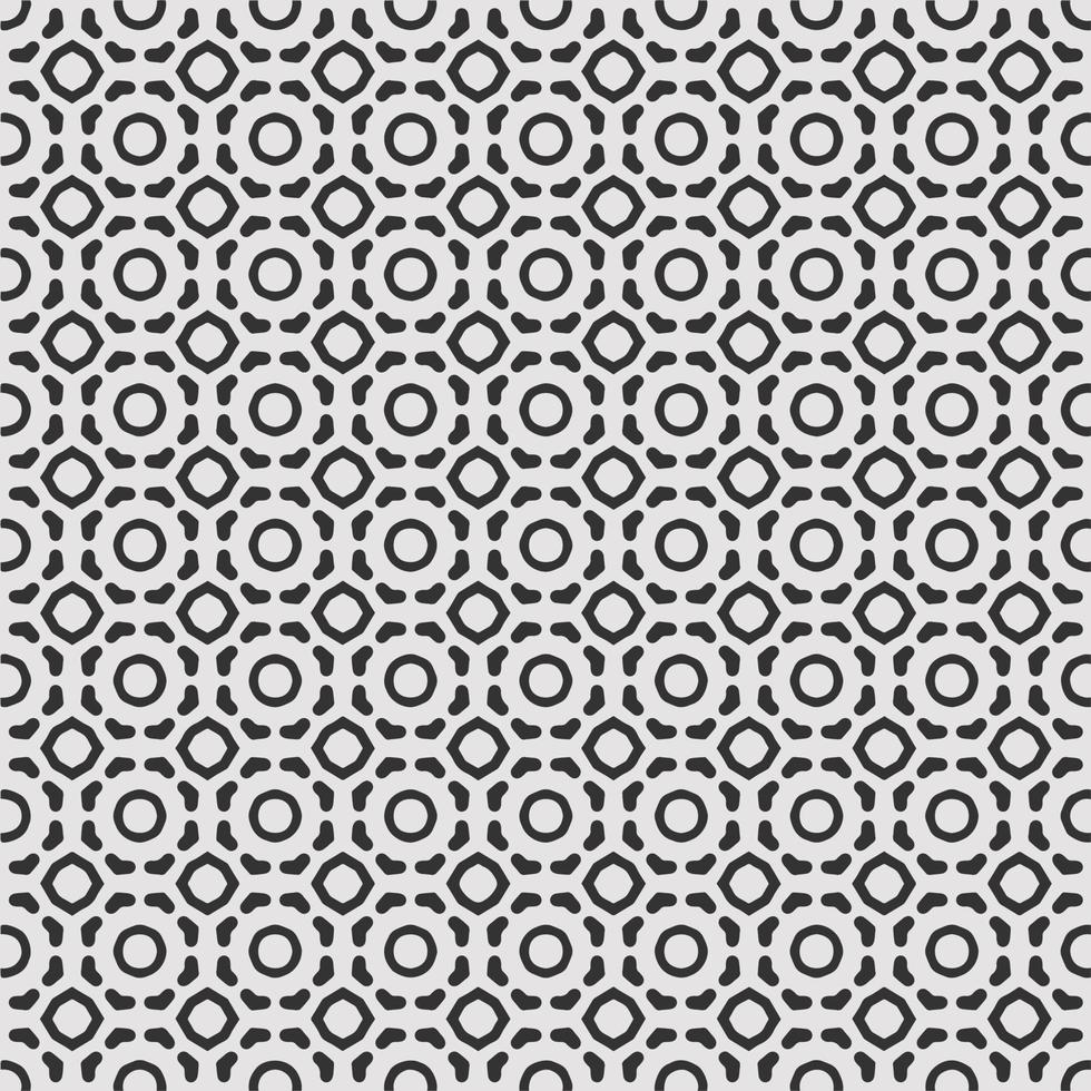vector coloring geometric flower shapes and pattern background