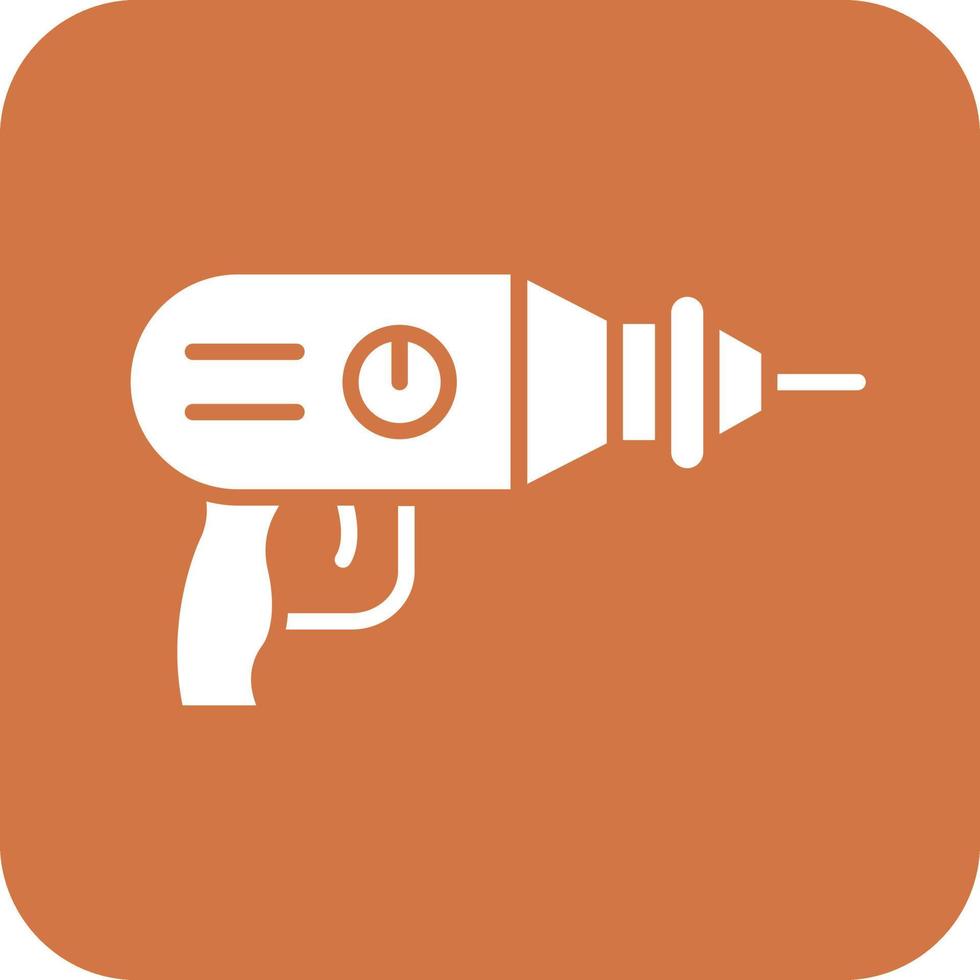 Drill Machine Icon Vetor Style vector