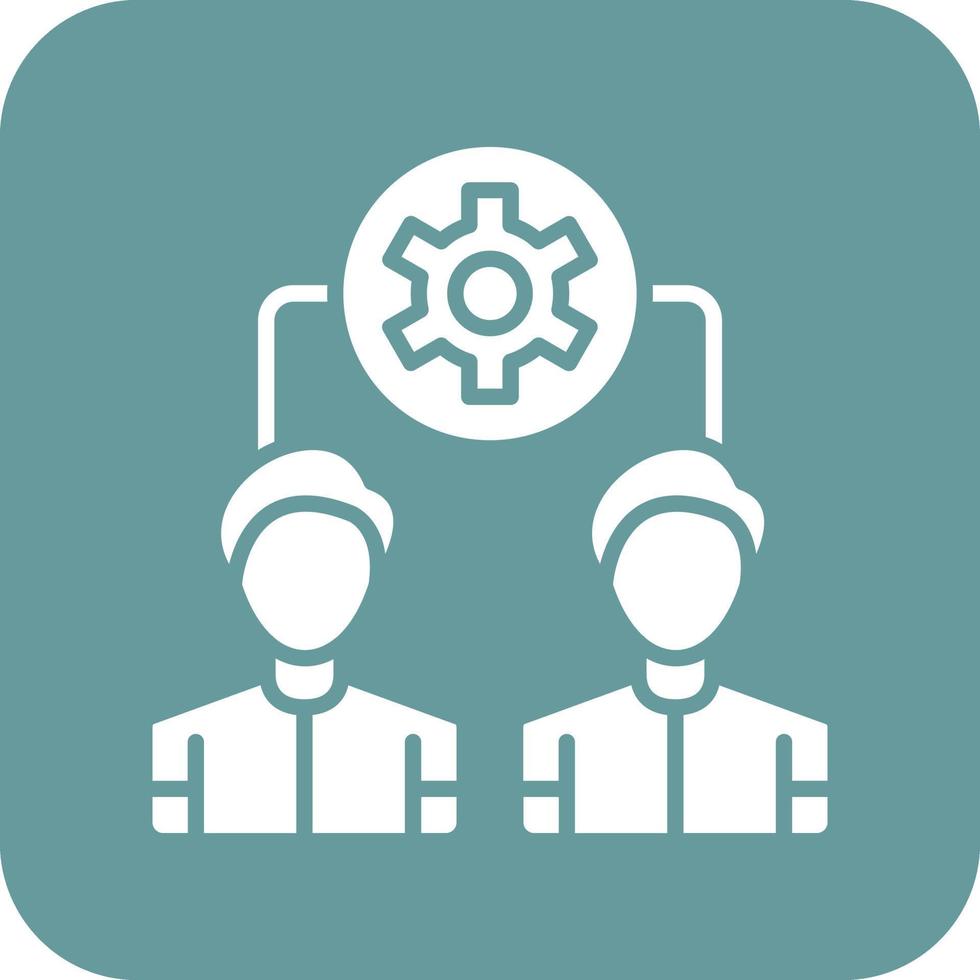 Team Work Vector Icon Design