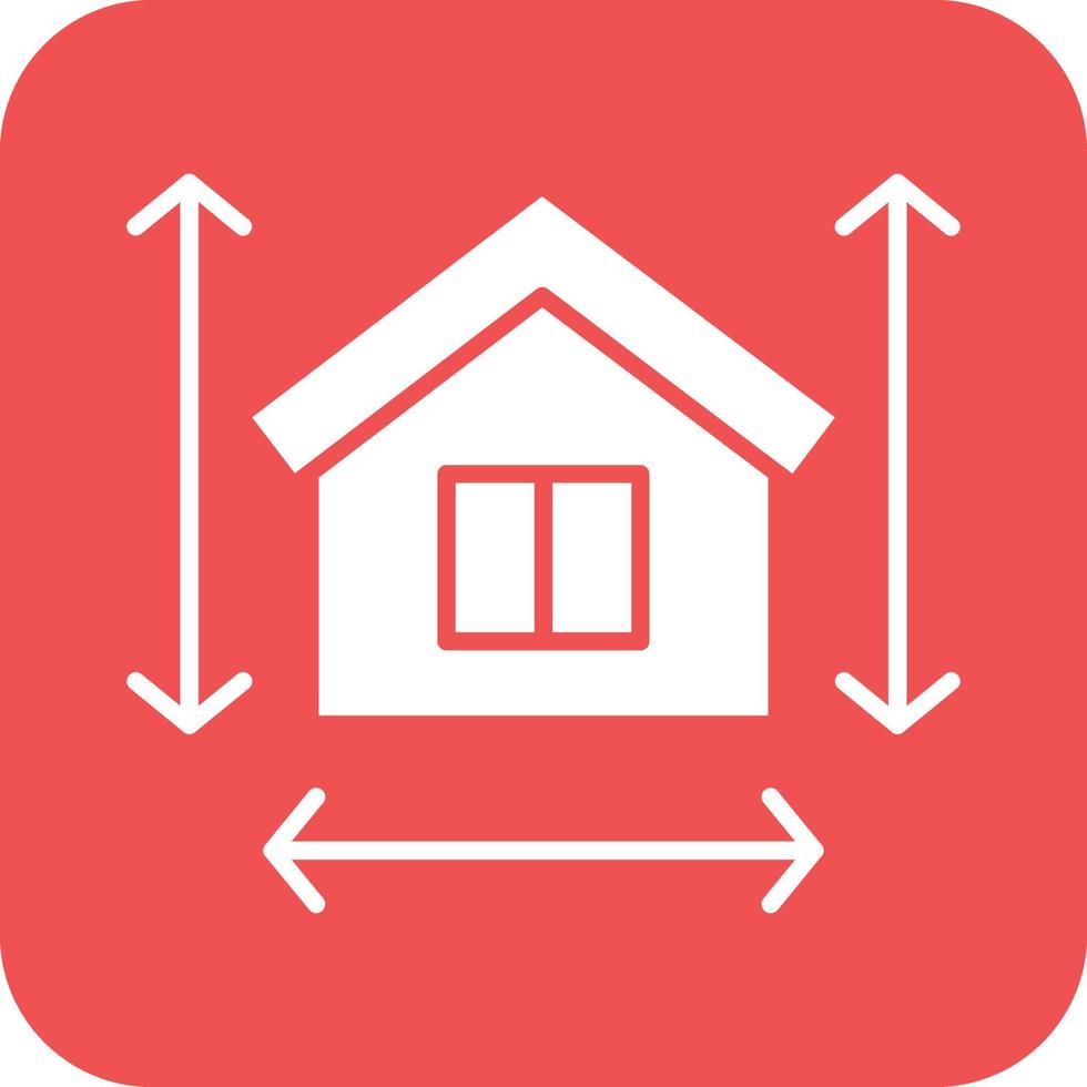 House Measurement Vector Icon Design