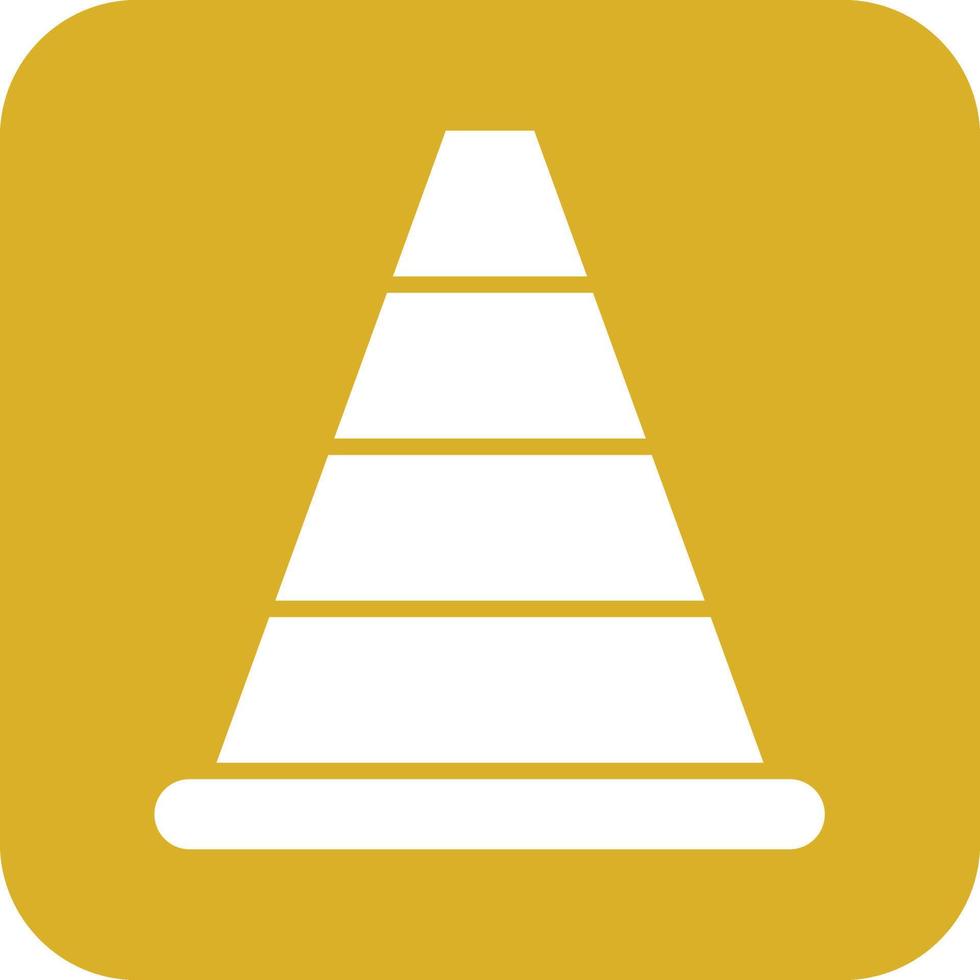 Traffic Cone Icon Vetor Style vector