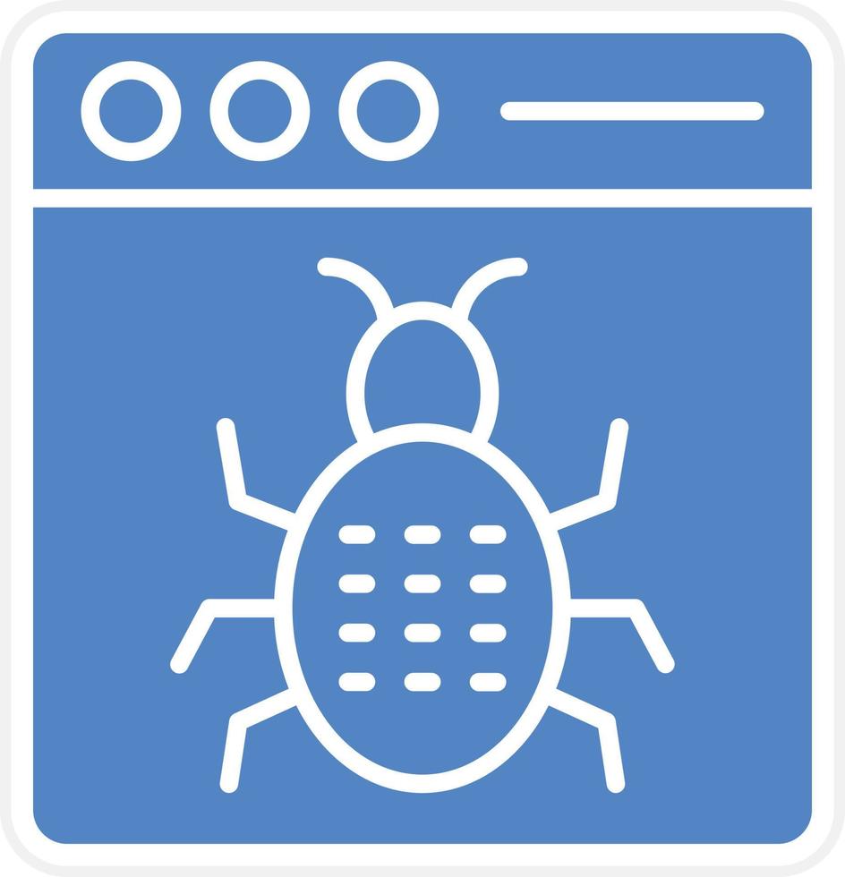 Bug Icon Vetor Style vector