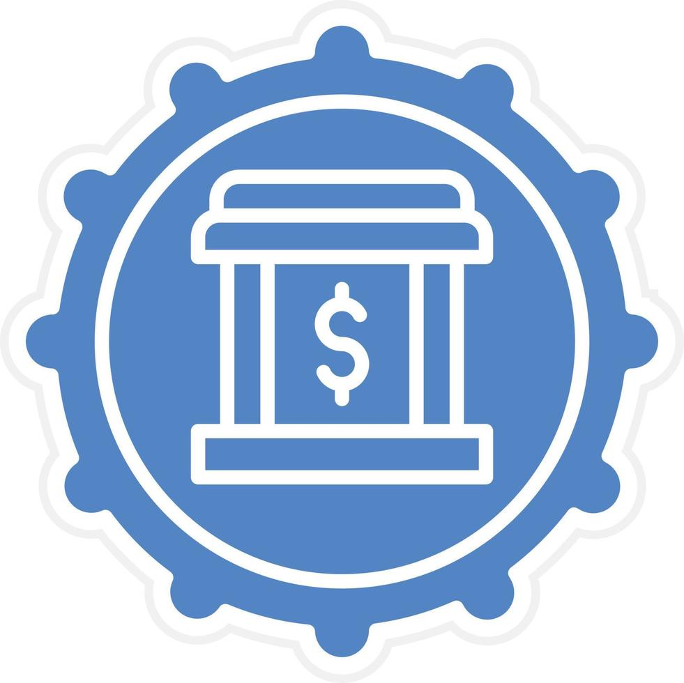 Banking System Vector Icon Design