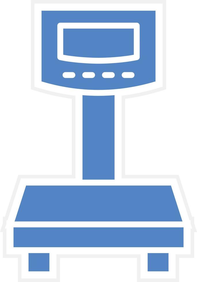 Weight Scale Vector Icon Design