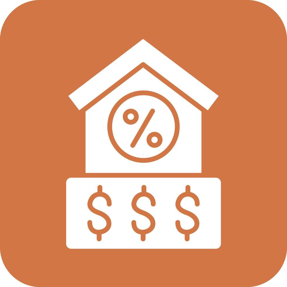 House Loan Vector Icon Design