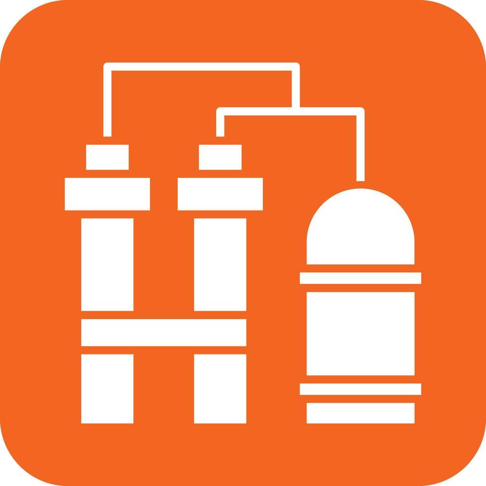 Refinery Vector Icon Design